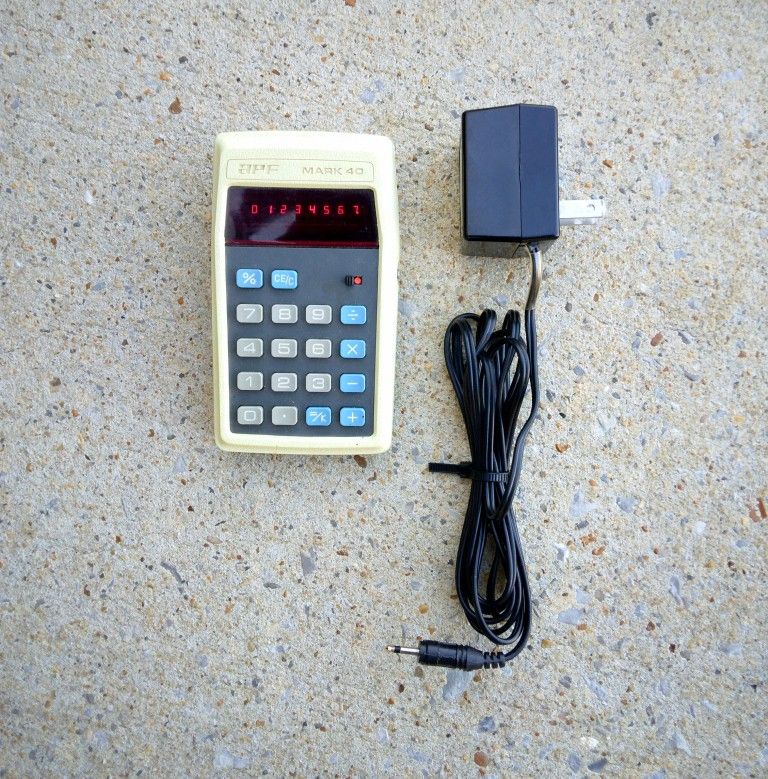Vintage APF Mark 40 Electronic Calculator