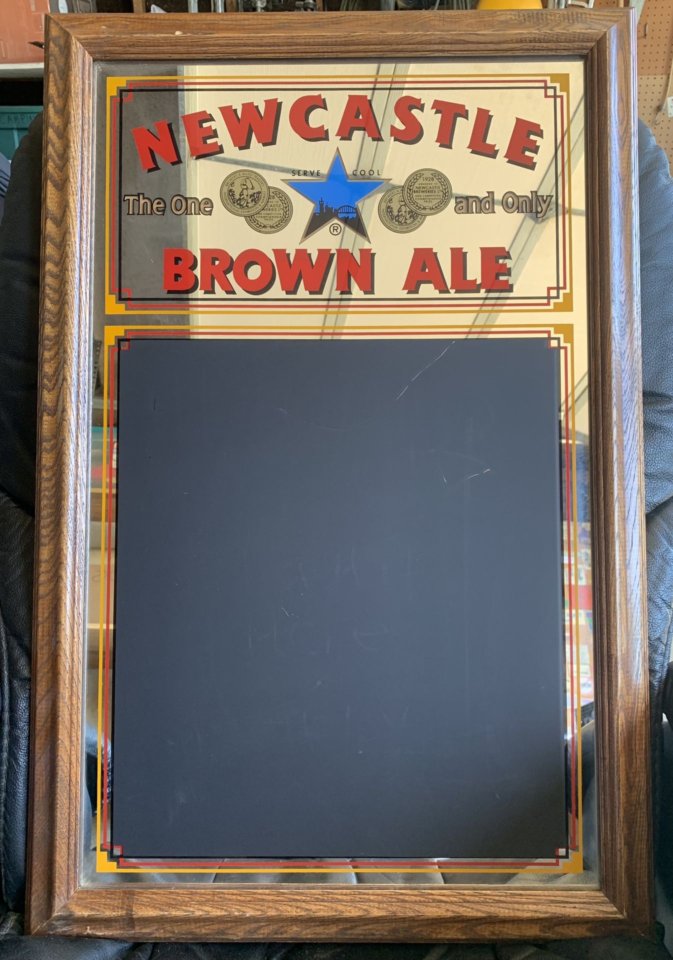NEWCASTLE CHALKBOARD MIRROR