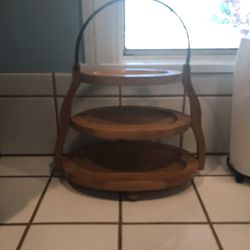 Foldable Wooden Table Top Tray