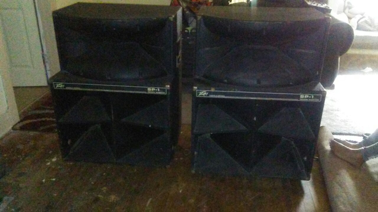 Vintage Peavey sp1 Mark 3 speakers