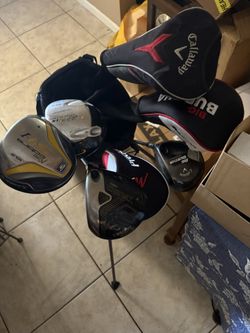 Golf Drivers And Bag Read Description 