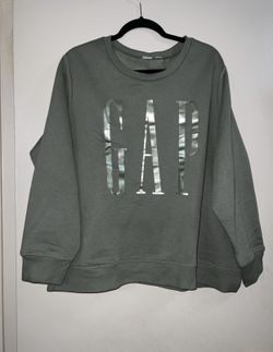Gap Logo Sweatshirt Green NWTS