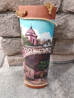 Painted tile