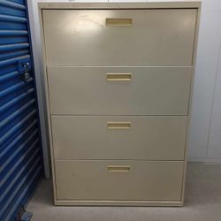 Metal File Cabinet With Key For Legal Or Letter 