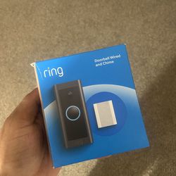 RING Doorbell Wired And Chime 