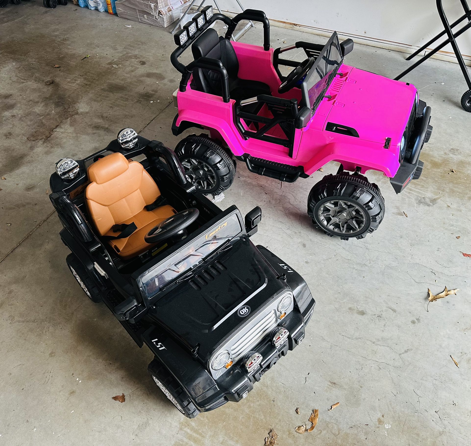 Two Drivable Jeeps For Kids