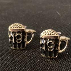 VTG CUFFLINKS 19th Hole Beer Mug 