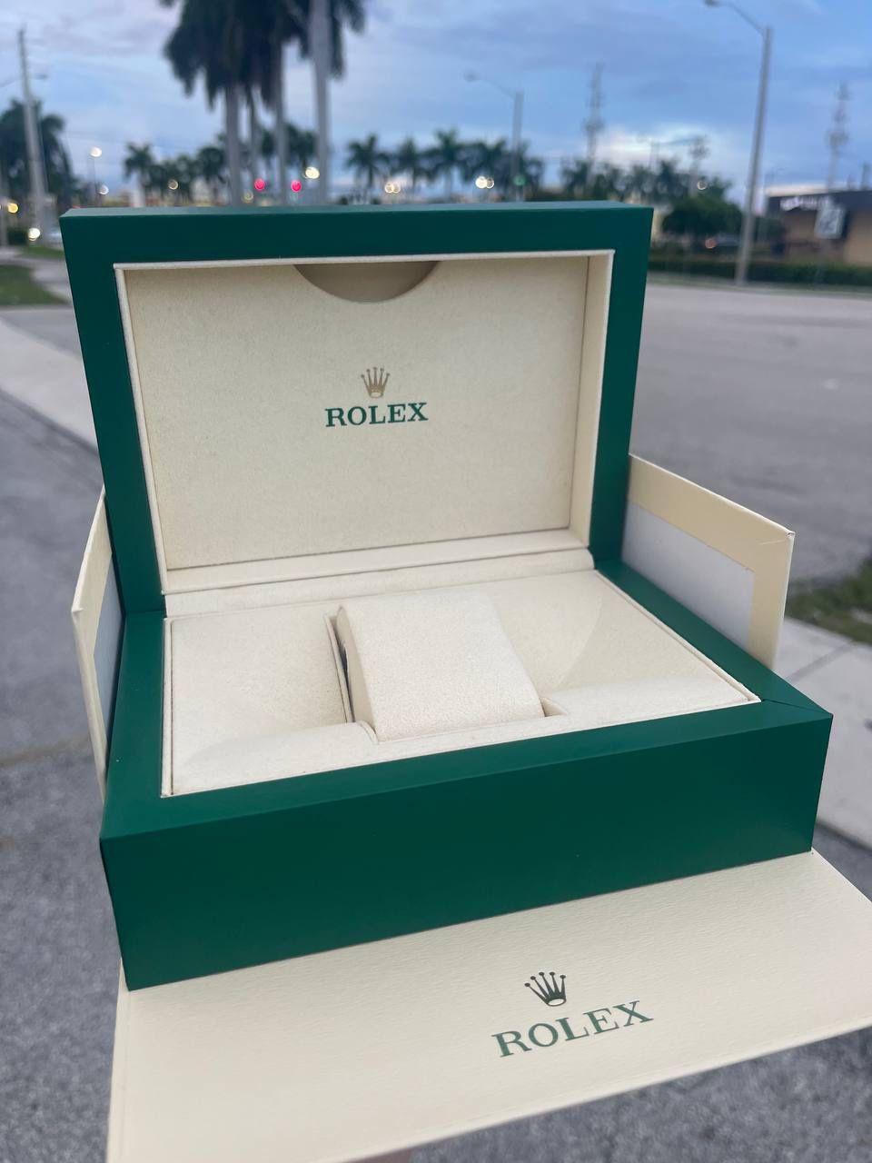 Brand new Rolex box gold diamond pawn Cuban 10k 14k solid