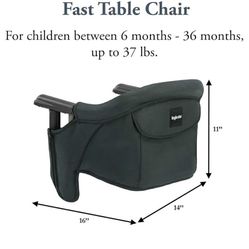 Inglesina Fast Table Chair, Dark Green