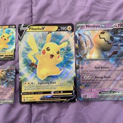Pikachu & Mimikyu Pokemon Promo Cards