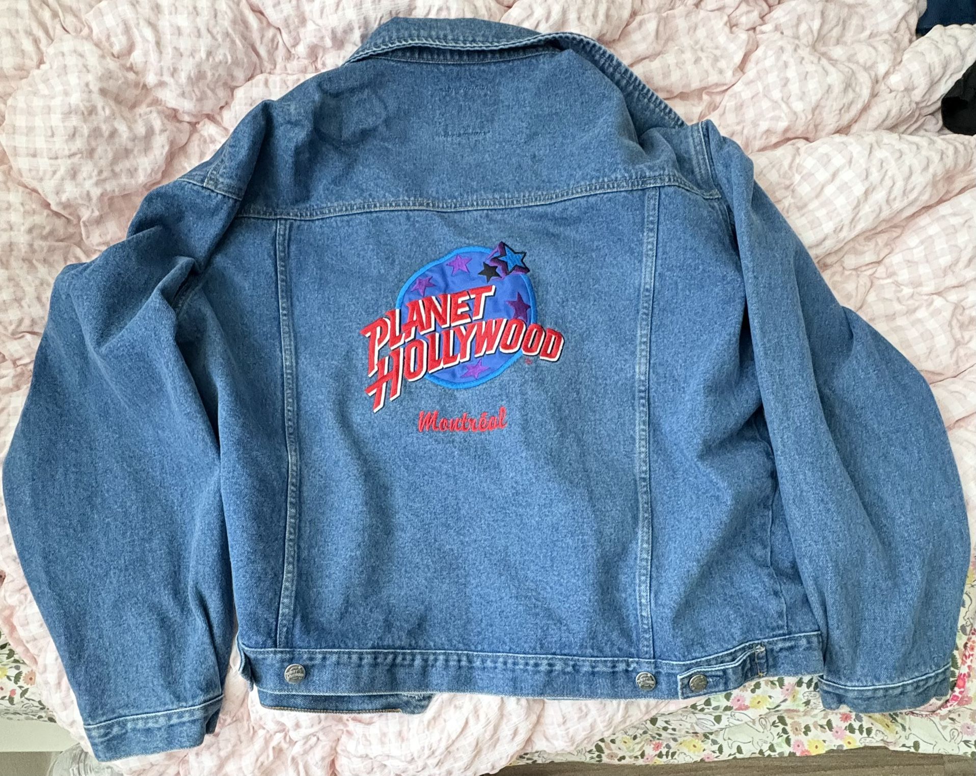Original Vintage Planet Hollywood Jean Jacket