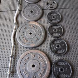 190 Pounds With Curl Bar 