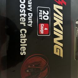 Viking heavy duty booster cables 20 feet