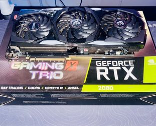 MSi RTX2080 GAMING X TRIO GPU.
