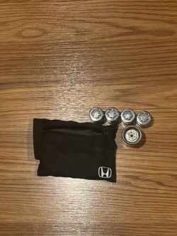 Genuine Honda OEM Chrome Wheel Locks 08W42-SNA-101