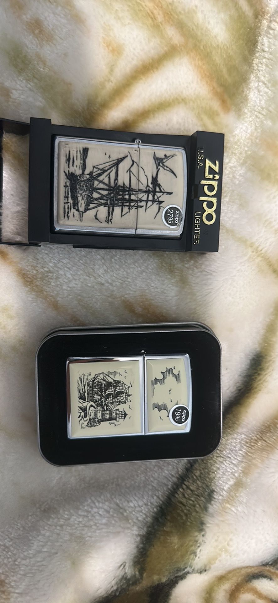 Rare lighters both 1994 zippo