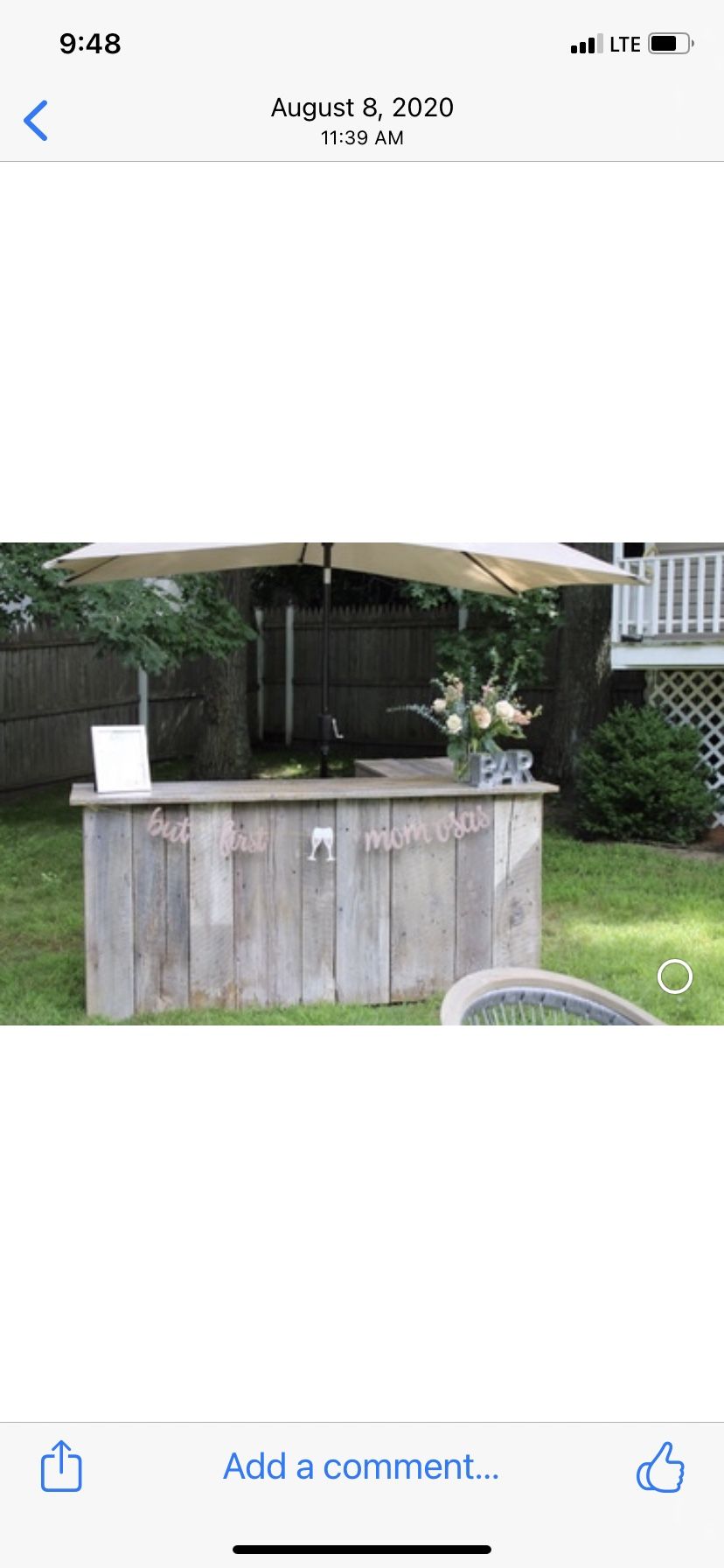 Custom Reclaimed Wood Bar