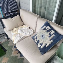 Outdoor Sofa with Pillow 