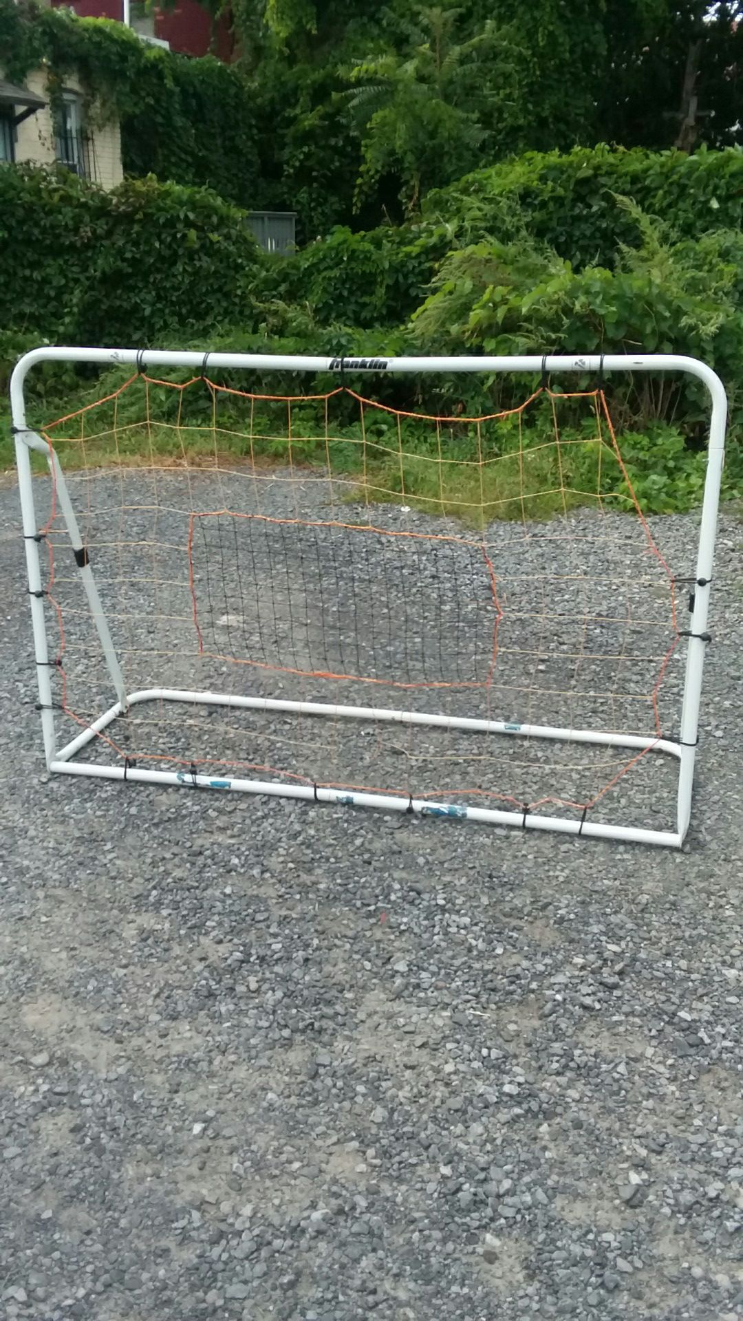 Soccer practice rebounding goal