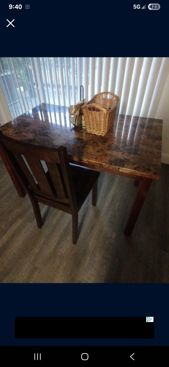 Dining table and Chairs