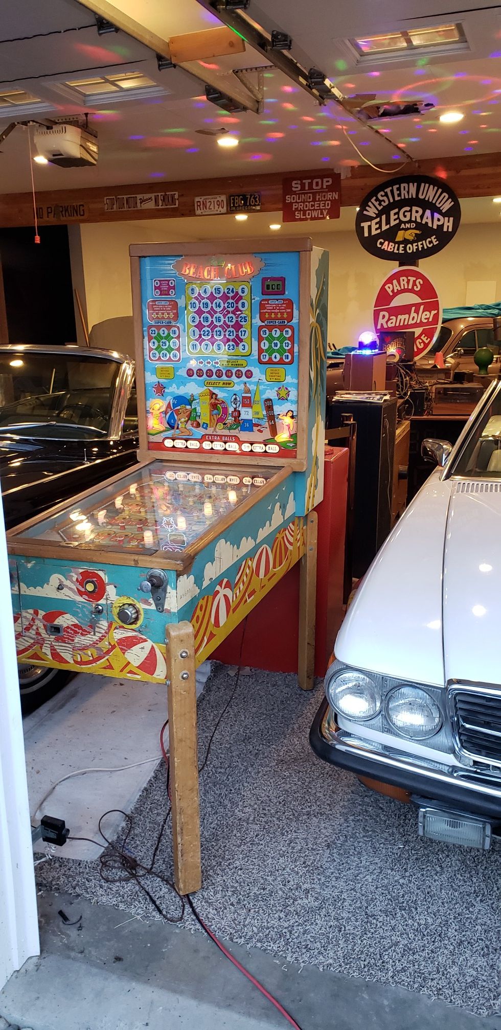 Vintage Bally Beach Club Pinball Machine