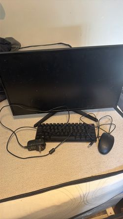 Gaming monitor mouse and keyboard set