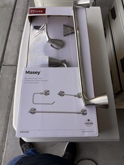 Bathroom Hardwood Set(new)(moving Sale!