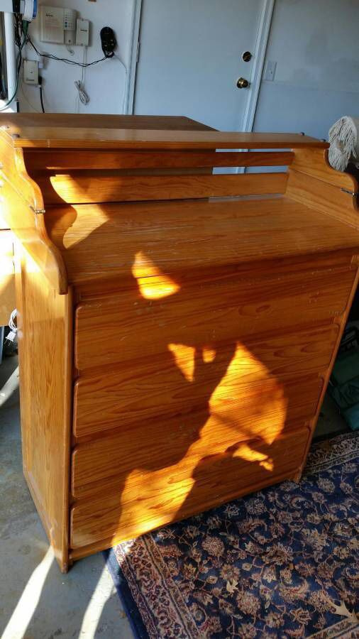 Wood Dresser Changing Table - Will Deliver