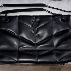 °•○●☆《《Womens Puffer Black On Black Leather Soft》☆▪︎¤○•°》