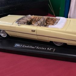 Vintage Scarface Collectible: Yellow 1963 Cadillac Series 