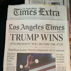 LA Times special edition Trump 2024