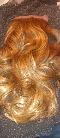 Blonde Brown Human Hair Extension REMY