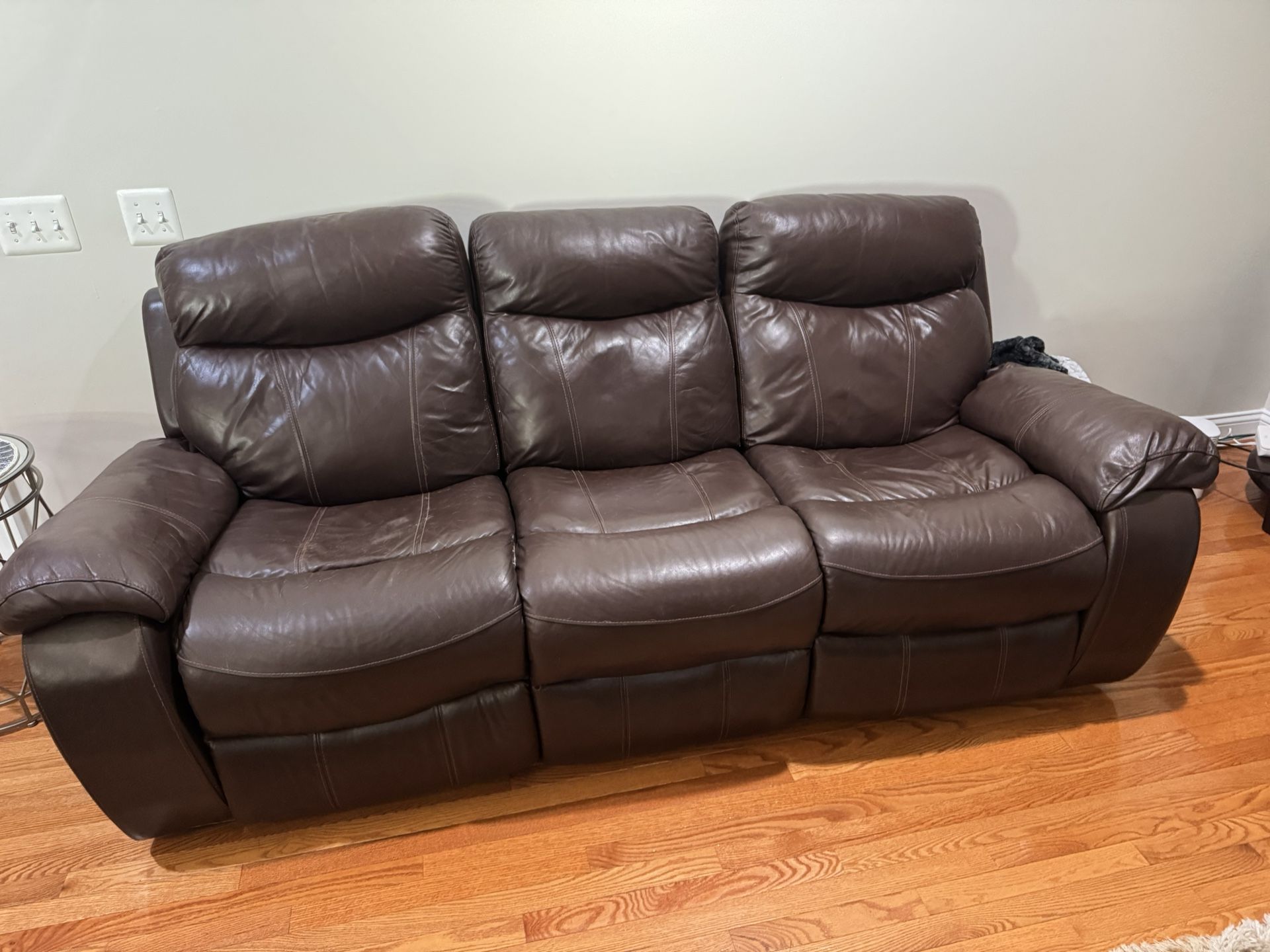 2 Leather Sofas