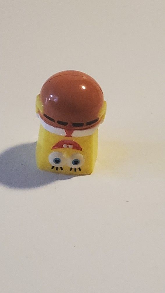 1 1/4 Small SpongeBob Round Pants Figurine 