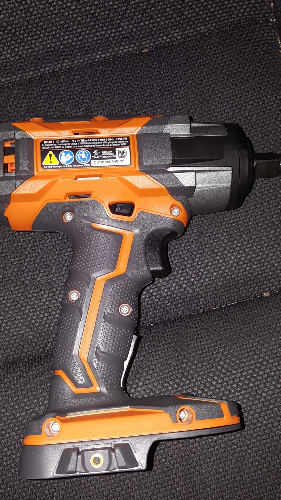 Rigid 1/2" impact wrench