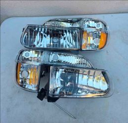 95-01 Ford Explorer Headlights Luces Focos Micas Faros Faroles Headlamps