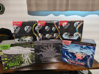 Pokemon ETB and Booster Boxes Lot