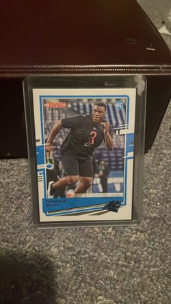Derrick Brown Rookie Football Card