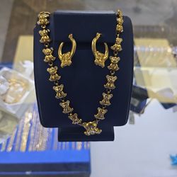 Chain And Earrings 10k