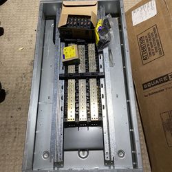 Square D Panelboard Interior, 225 Amps, 120/208 to 240VAC Voltage, Number of Spaces: 42 Model: NQ442L2C