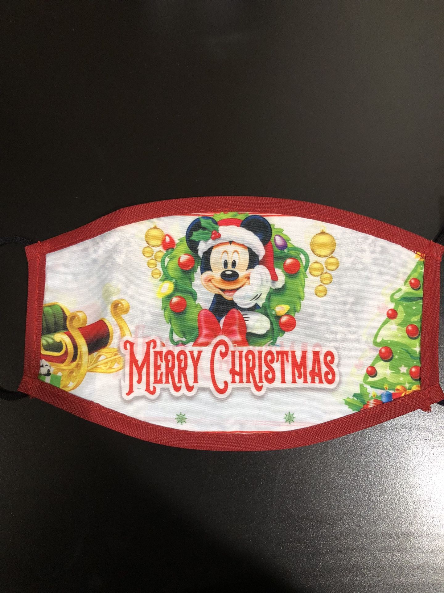 Mickey Mouse Christmas Face Mask