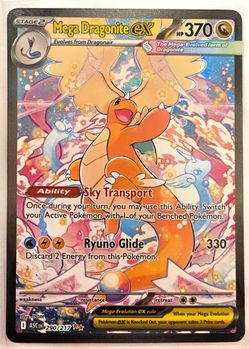 Pokemon Ascended Heroes Dragonite SIR 290
