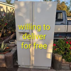 Whirlpool Side by Side Refrigerator 25 cuft capacity