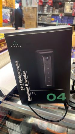 Airhug O4 3-in-1 Webcam with Microphone & Speaker