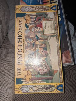 Pinocchio Board Game Rare
