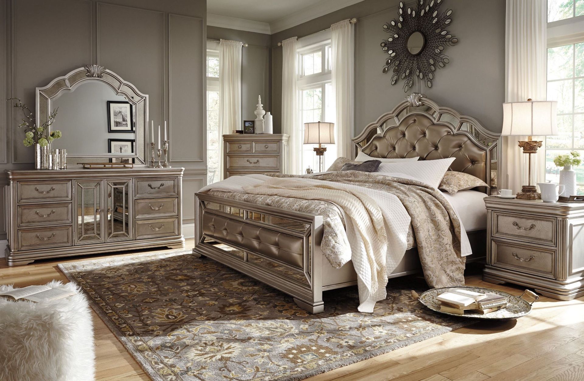 King bedroom set by ashley’s furniture