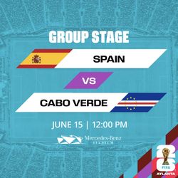 4 FIFA World Cup 2026 Tickets – Spain vs Cape Verde ⚽
