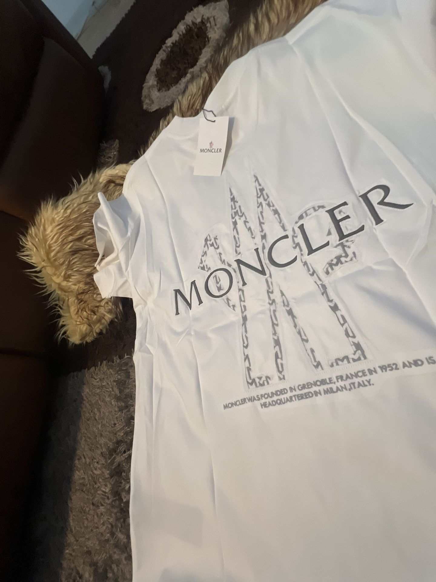 New Wh Moncler Tee Shirt M Large Xl