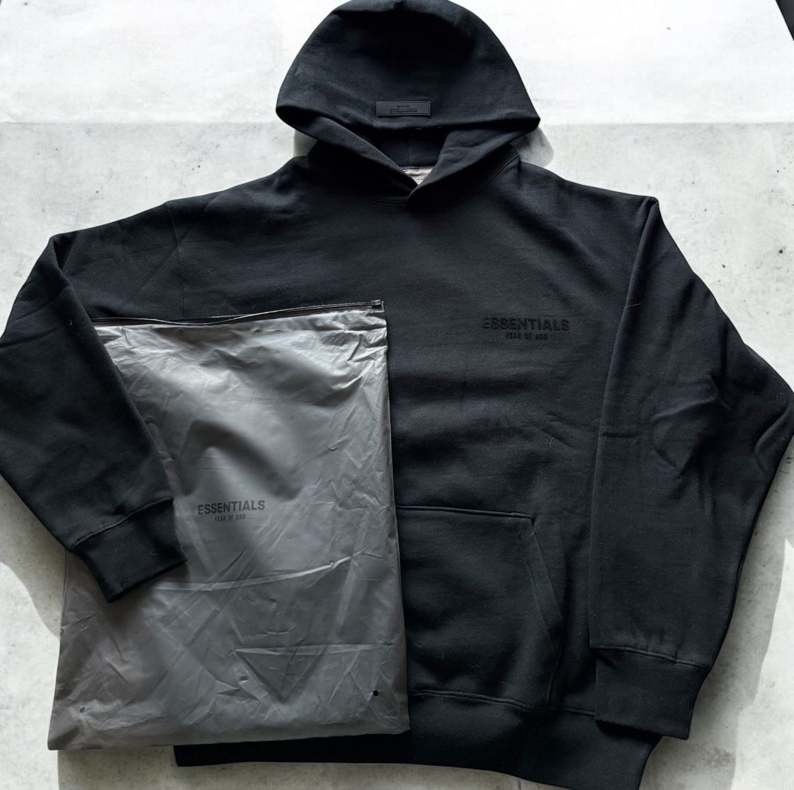 Authentic Black Essentials Hoodie