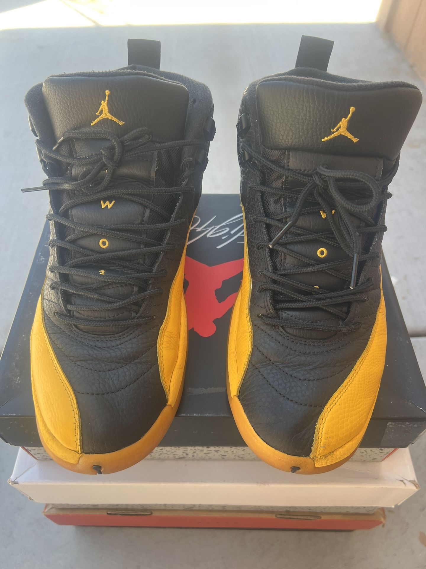 Jordan 12 Retro Blk/yellow